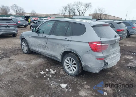 2016 BMW X3 xDrive28I z USA, uszkodzony, nr VIN 5UXWX9C51G0D70354